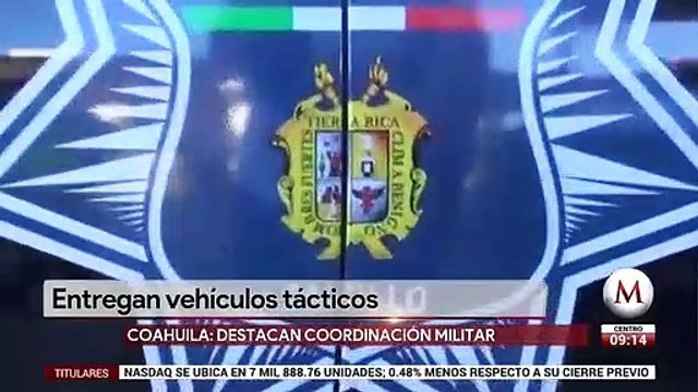 Entregan vehiculos blindados a policias de Saltillo