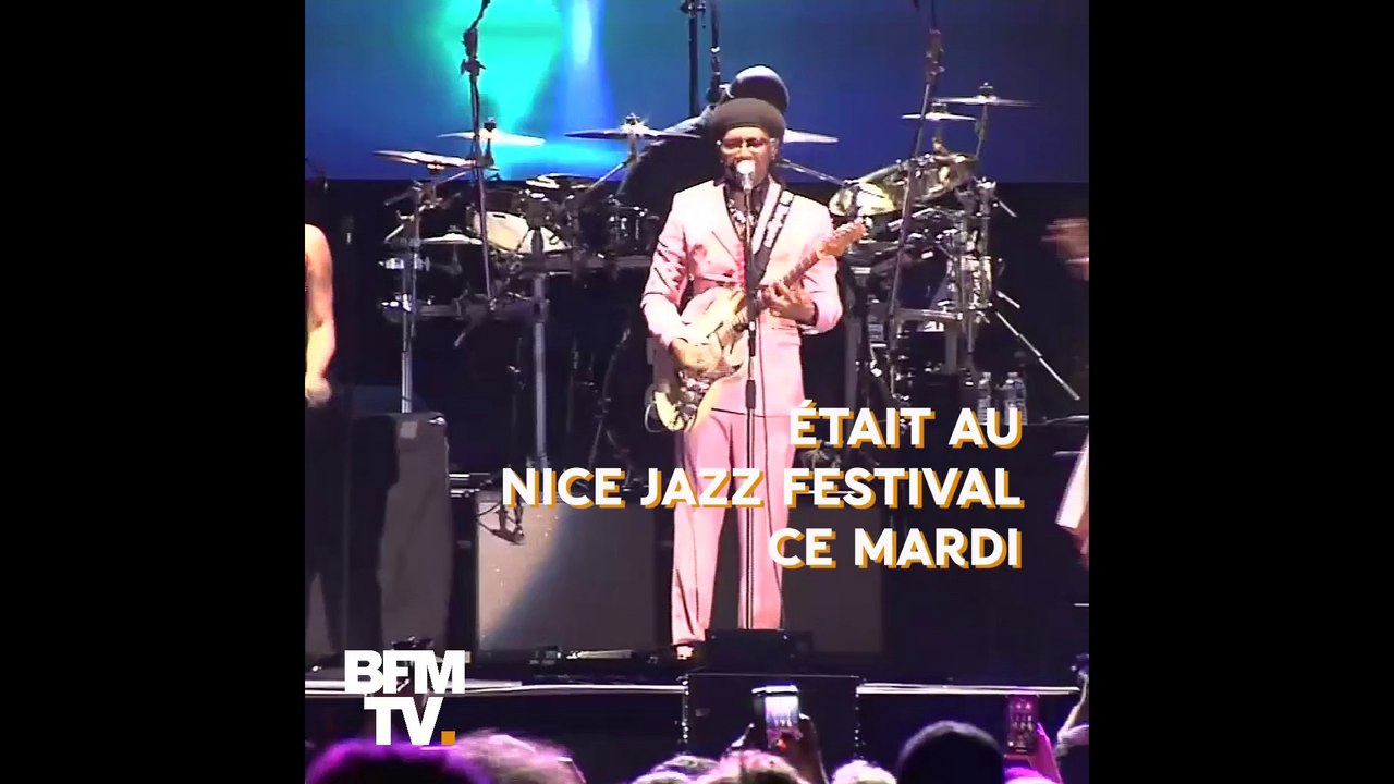 On a posé 5 questions à Nile Rodgers du groupe "Chic" lors du Nice Jazz Festival