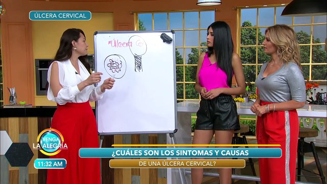 La Dra. Gloria Rivero nos explica las causas y síntomas de una úlcera cervical. | Venga La Alegría