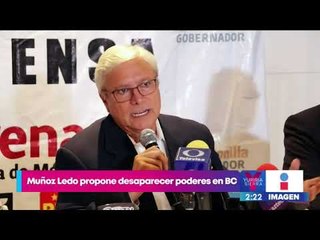 Porfirio Muñoz Ledo propone desaparecer los poderes en Baja California tras ampliación de mandato