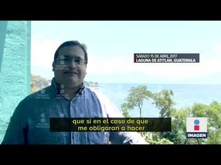 Javier Duarte graba video momentos antes de su detención | Noticias con Ciro Gómez Leyva