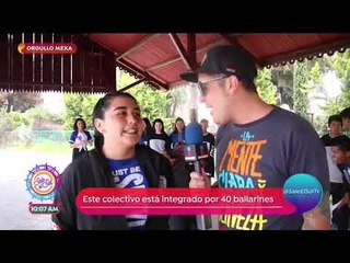 ¡Sajid conoció a un grupo de bailarines urbanos! | Sale el Sol