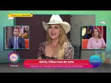 Muere un medio hermano de Alicia Villareal | Sale el Sol