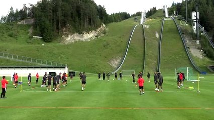 Kayserispor'da neşeli idman