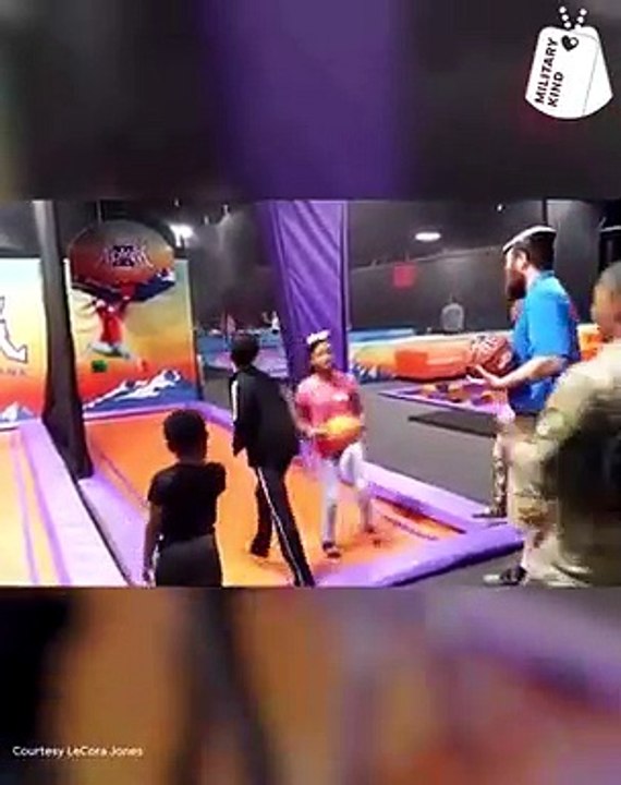 military moms and dads start crying ..the only thing better than serving this country is coming home to their babies