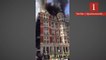 Huge blaze at luxury London hotel
