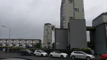 Gorbals tower block fire