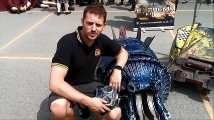 VIDEO: Matilda from Robot Wars Live visits Sleaford school to inspire young engineers