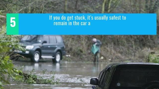 tips for driving in floods