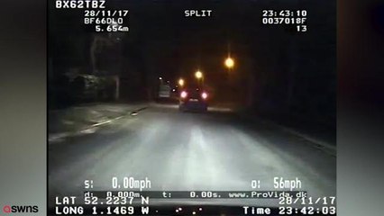Drugged-up teenager crashes in 80mph police chase