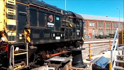 A diesel engine at the Wabtec plant in Doncaster