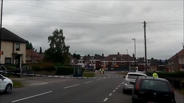 Police cordon in place in Sheffield