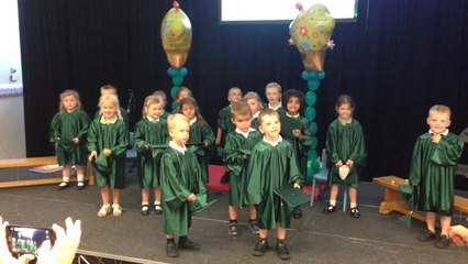 Wick nursery graduation ceremony