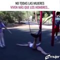 No todas las mujeres viven más que los hombres...