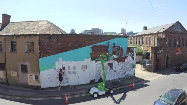Jo Peel Yorkshire Day mural