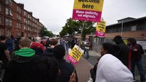 Home office protest Glasgow