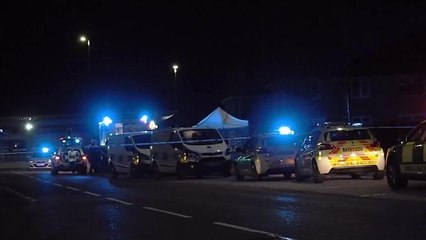 Murder scene in Hartlepool