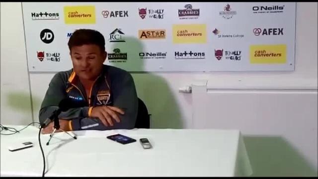 Huddersfield Giants boss Simon Woolford after 16-12 win at St Helens