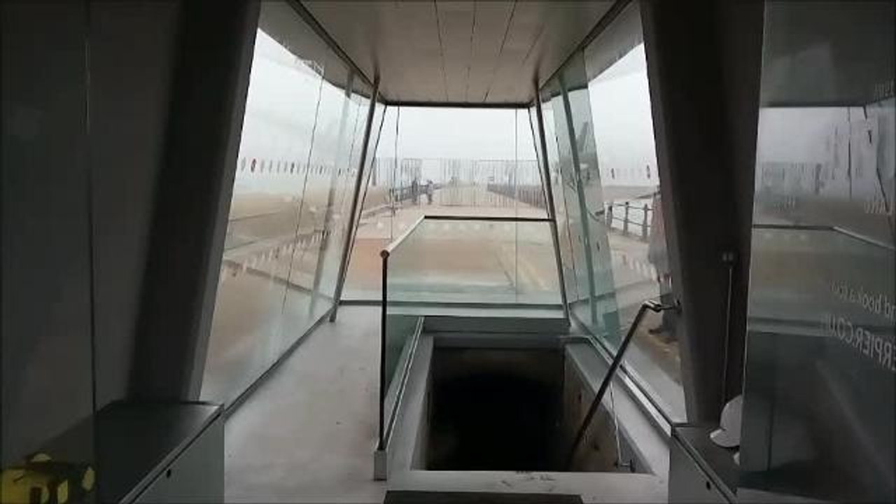 Roker Pier tunnel opening