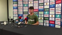Leeds United's Jamie Shackleton pre-Bolton Wanderers press conference