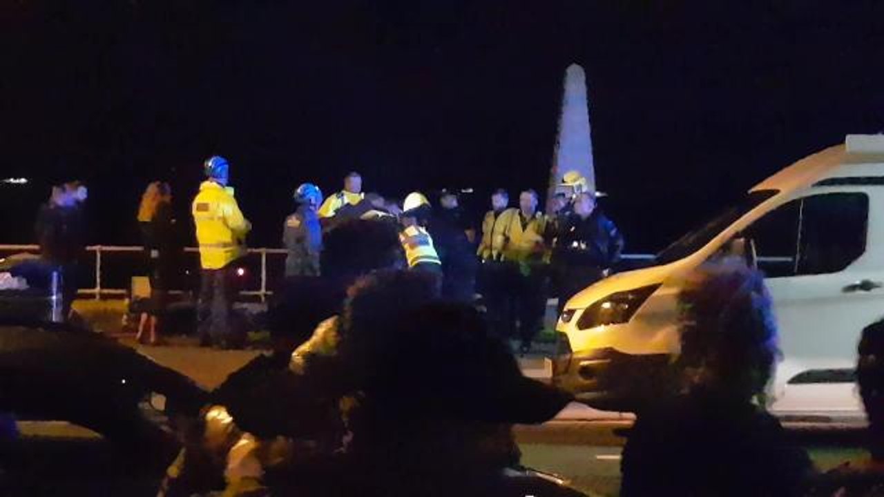 Woman rescued from the sea in Southsea