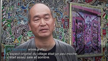 A Taïwan, un "village graffiti" veut soulager la solitude des personnes âgées