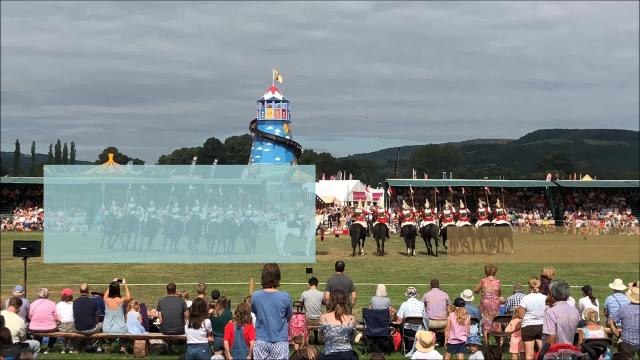 Grand ring entertainment at Chatsworth Country Fair
