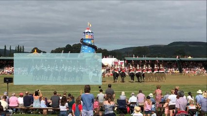 Grand ring entertainment at Chatsworth Country Fair