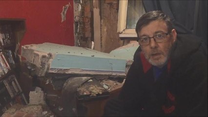 The crash in Flaxton Gardens