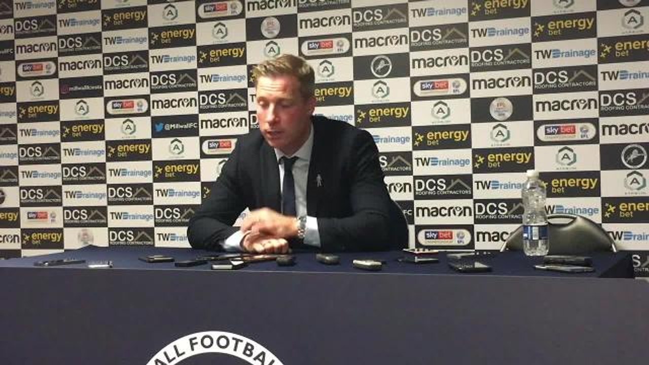 Neil Harris Millwall post-match press conference