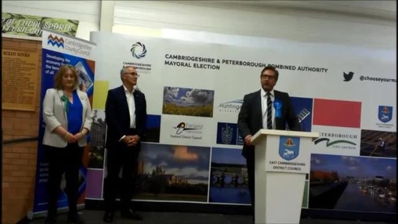 Mayor Palmer victory speech