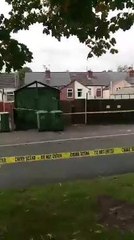 Police have cordoned off Gladstone Street in Mansfield Woodhouse and a forensic team is currently at the scene.