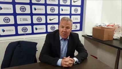 WATCH; Jackett gives his verdict on Pompey result
