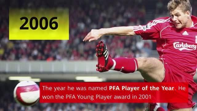 Steven Gerrard's career in numbers