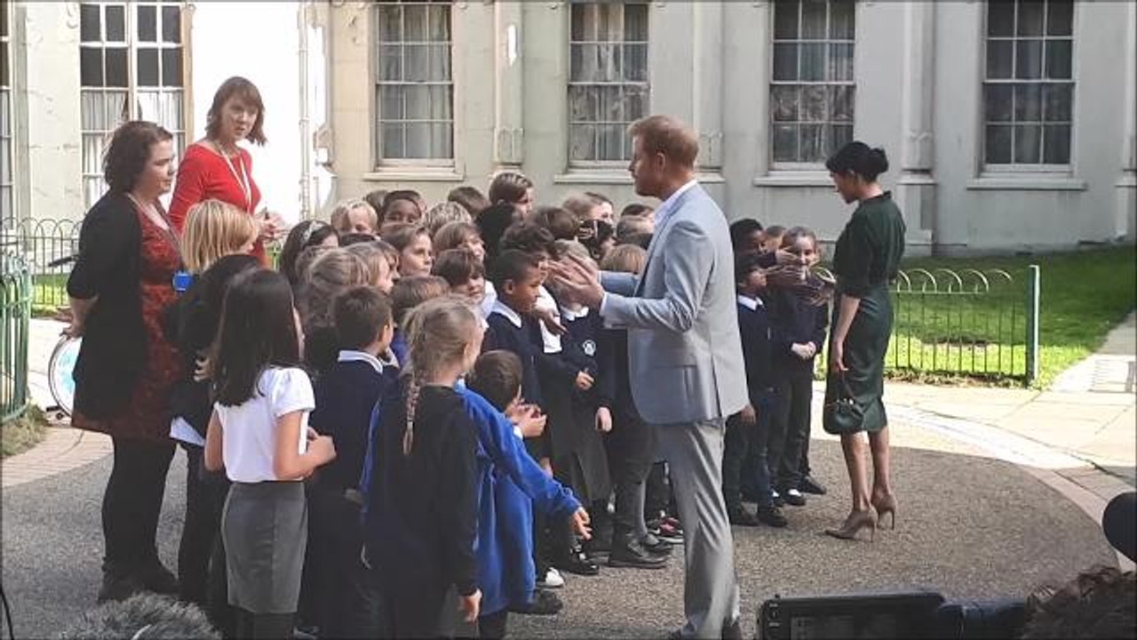 Prince Harry and Meghan The Duke and Duchess of...