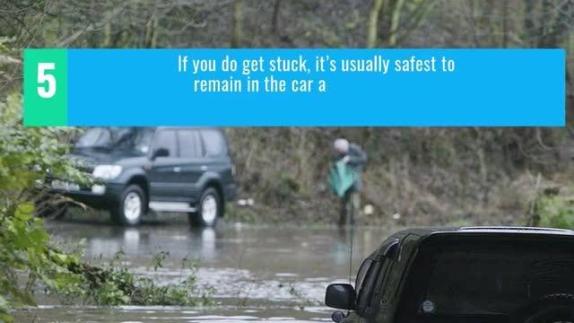 Tips for driving in floods