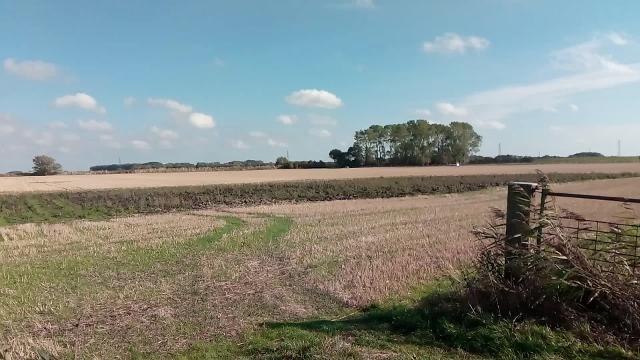 Scene of fatal aircraft crash in East Yorkshire