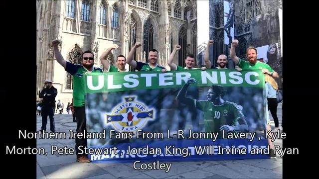 Northern Ireland Fans in vienna