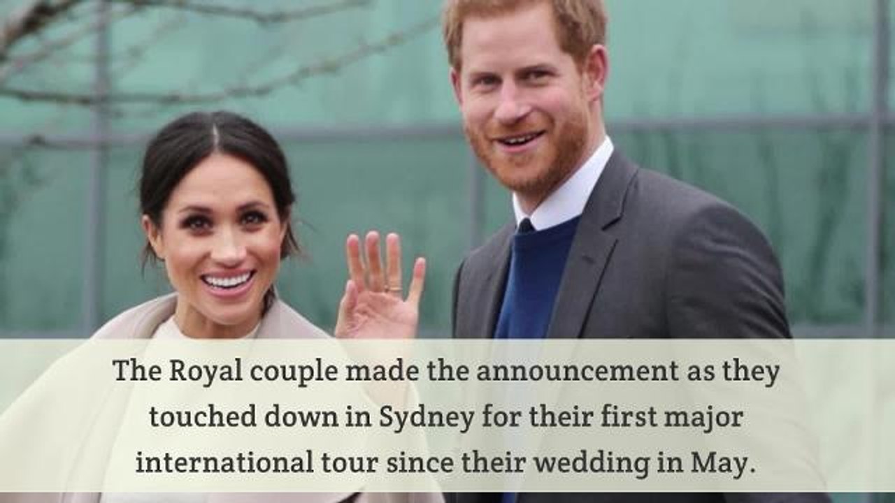 Prince Harry and Meghan Announce Royal Baby News - HIRES