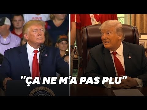 Donald Trump assure que les slogans racistes scandés pendant son meeting ne lui ont pas plu