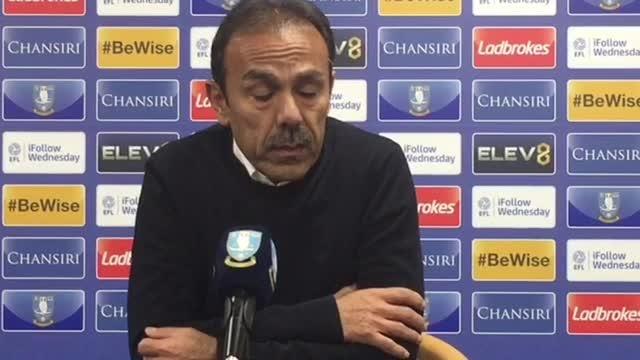 Jos Luhukay's reaction to Sheffield Wednesday 0 Norwich City 4