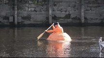 York Maze ouse pumpkin boat record