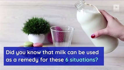 6 Surprising Milk Home Remedies