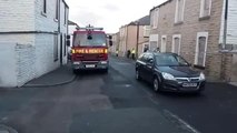 Road closures remain in place as bomb squad officers search Burnley house