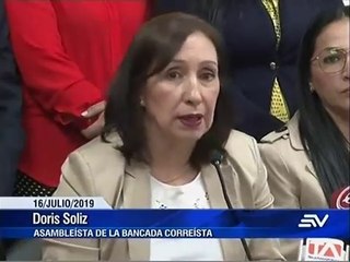La Fiscalía llama a declarar a las asambleístas Doris Soliz y Soledad Buendía