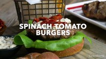 Spinach Tomato Burgers