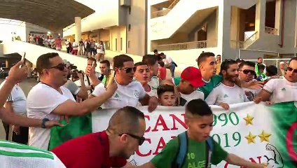 Supporters chauds avant la finale de la Can !