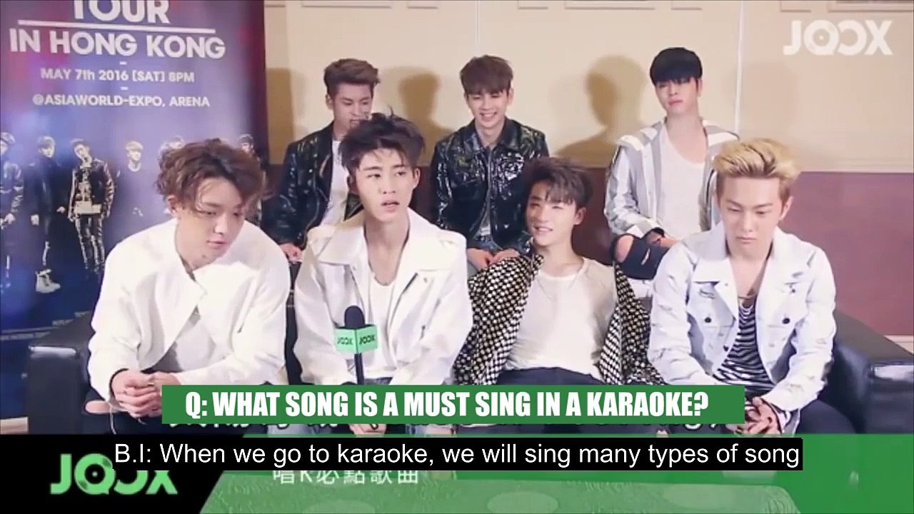 iKON JOOX Interview ENG SUB PART 1