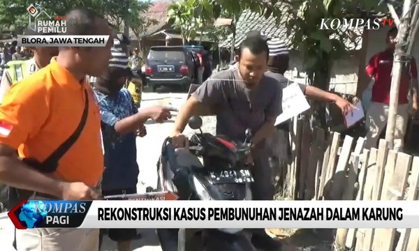 Polisi Gelar Rekonstruksi Kasus Pembunuhan Jenazah Dalam Karung