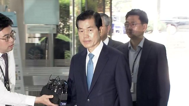 [현장영상] '분식회계' 삼성바이오 김태한 대표 영장심사 출석 / YTN